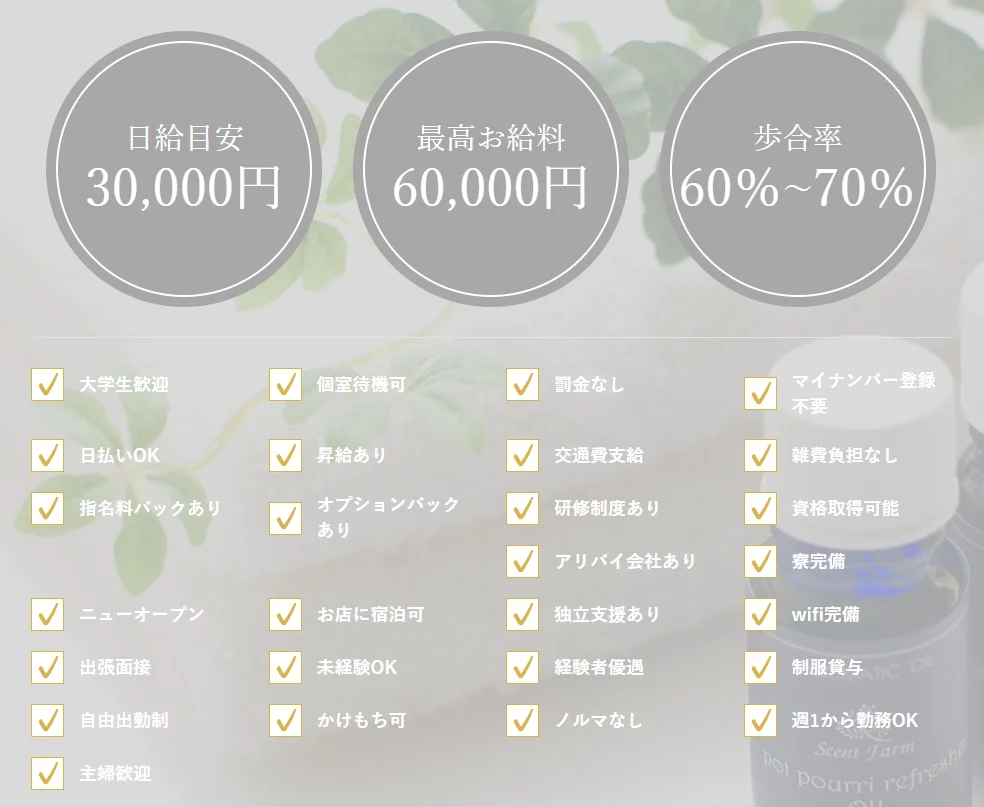 Orenosu～オレノス～のセラピスト求人募集の画像